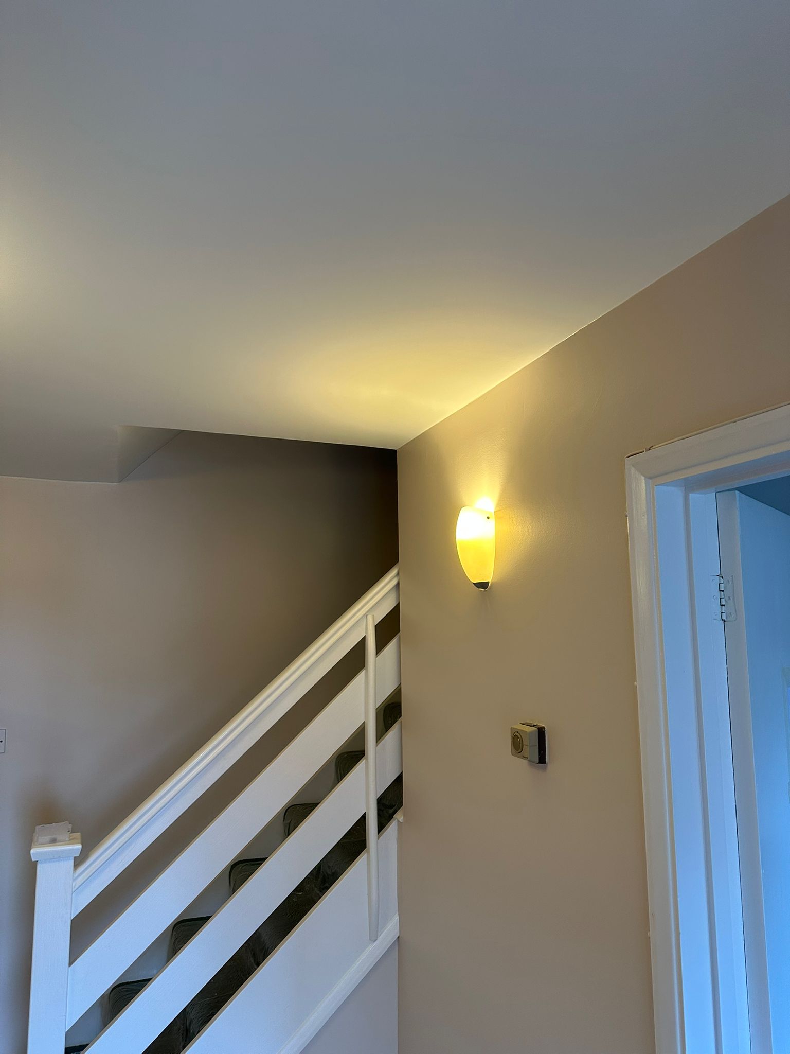 Interior wall sconce staircase lighting